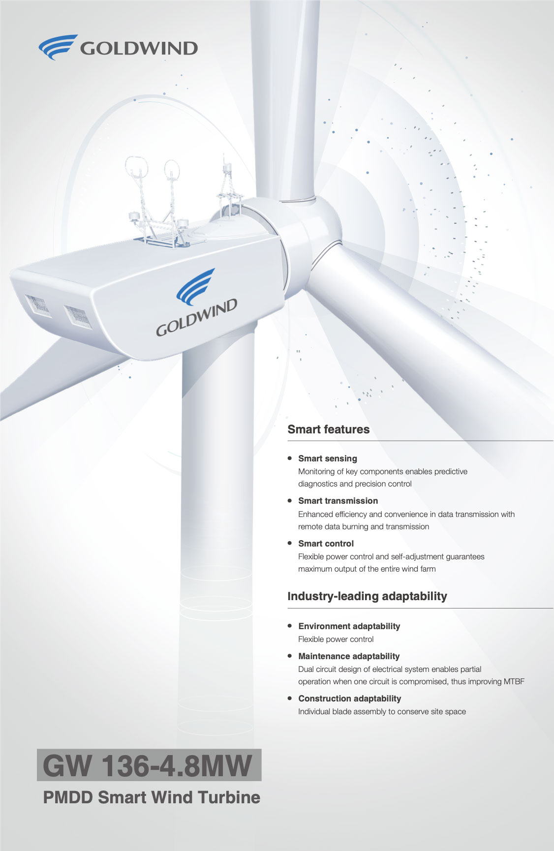 GW 136/4.8S MW Turbine Brochure