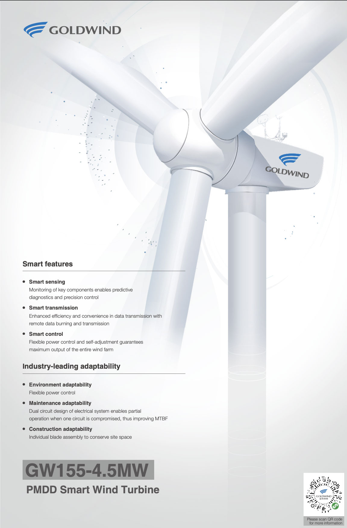 GW 155/4.5S MW Turbine Brochure